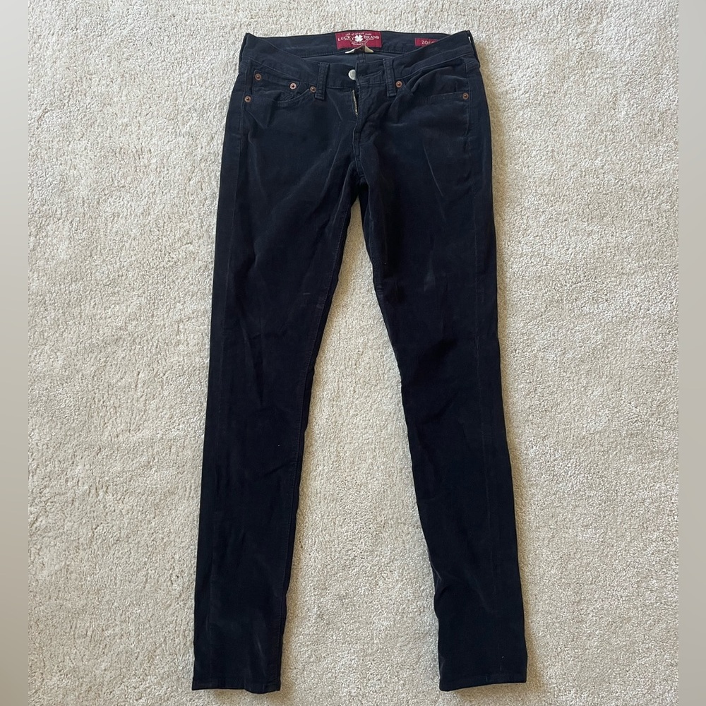 VINTAGE LUCKY BRAND corduroy black pants